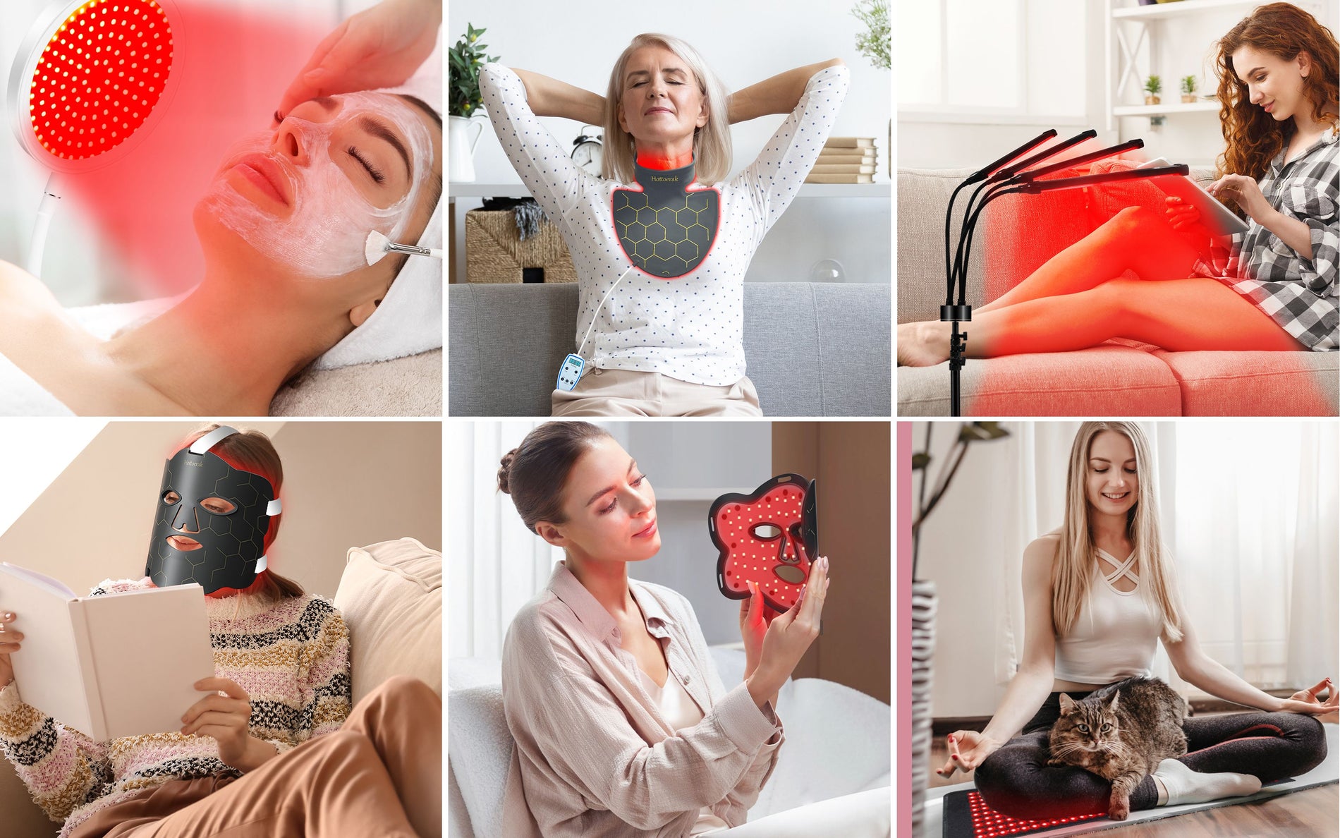 Incorporate a red light mask into your daily skincare routine