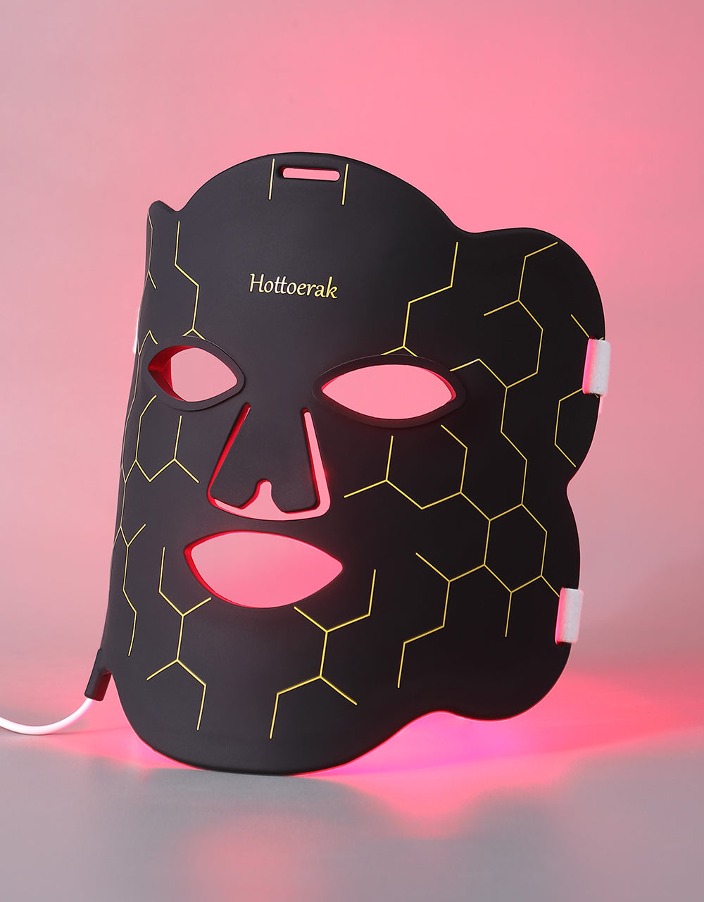 Hottoerak Upgraded 7 Colorful Therapy Mask-Black